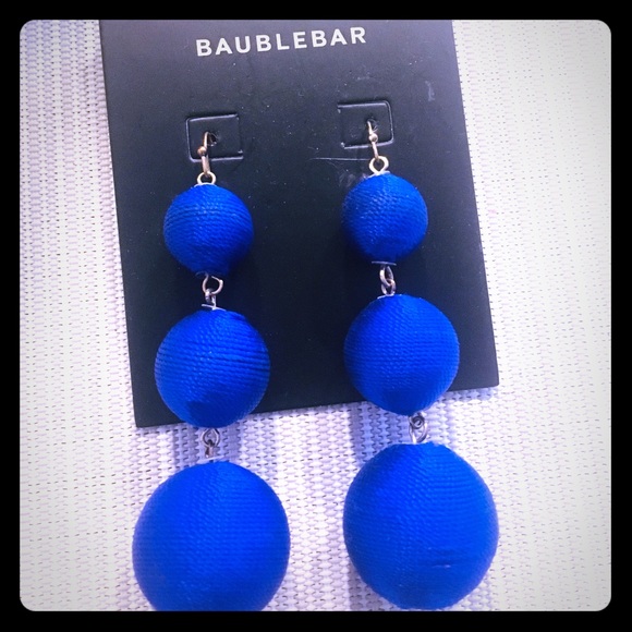 BaubleBar Jewelry - BaubleBar Beautiful Intense Blue Earrings 🦋💜